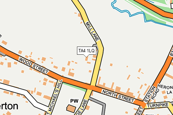 TA4 1LQ map - OS OpenMap – Local (Ordnance Survey)
