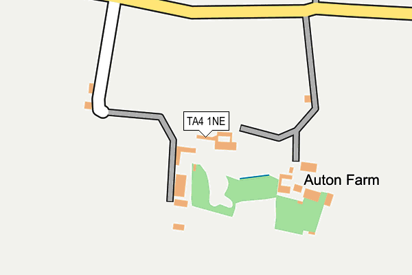 TA4 1NE map - OS OpenMap – Local (Ordnance Survey)