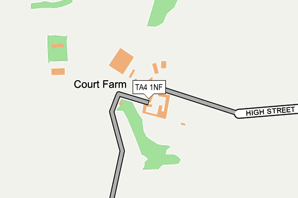 TA4 1NF map - OS OpenMap – Local (Ordnance Survey)