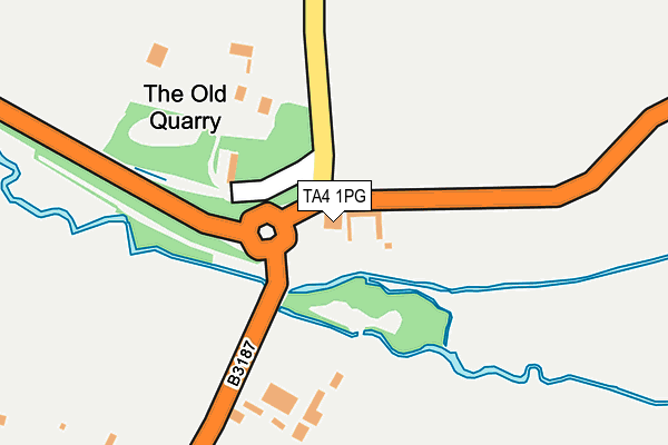 TA4 1PG map - OS OpenMap – Local (Ordnance Survey)