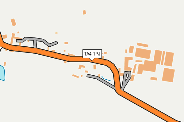 TA4 1PJ map - OS OpenMap – Local (Ordnance Survey)