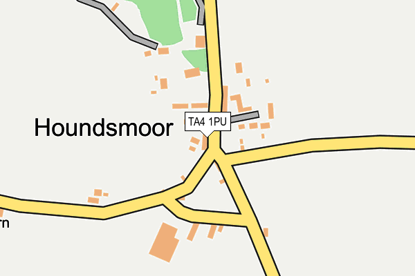 TA4 1PU map - OS OpenMap – Local (Ordnance Survey)