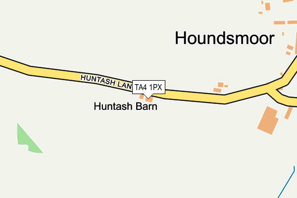 TA4 1PX map - OS OpenMap – Local (Ordnance Survey)