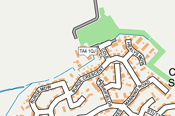 TA4 1QJ map - OS OpenMap – Local (Ordnance Survey)