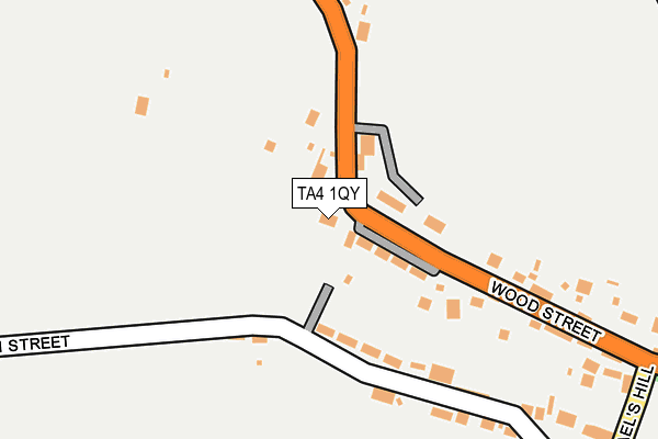 TA4 1QY map - OS OpenMap – Local (Ordnance Survey)