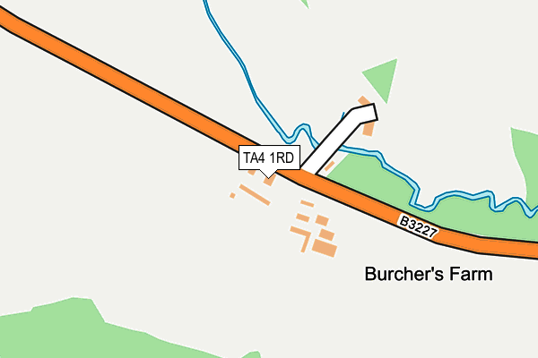 TA4 1RD map - OS OpenMap – Local (Ordnance Survey)