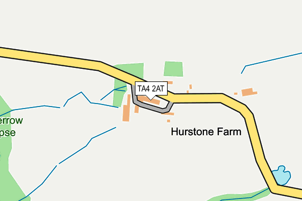 TA4 2AT map - OS OpenMap – Local (Ordnance Survey)