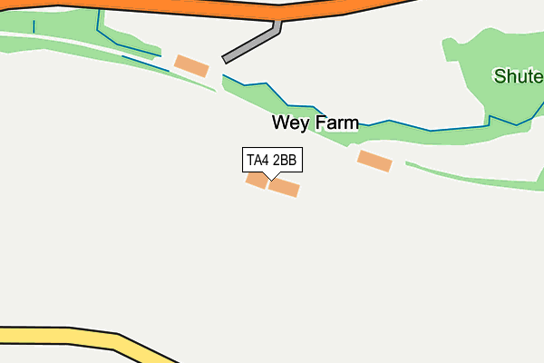 TA4 2BB map - OS OpenMap – Local (Ordnance Survey)