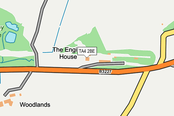 TA4 2BE map - OS OpenMap – Local (Ordnance Survey)