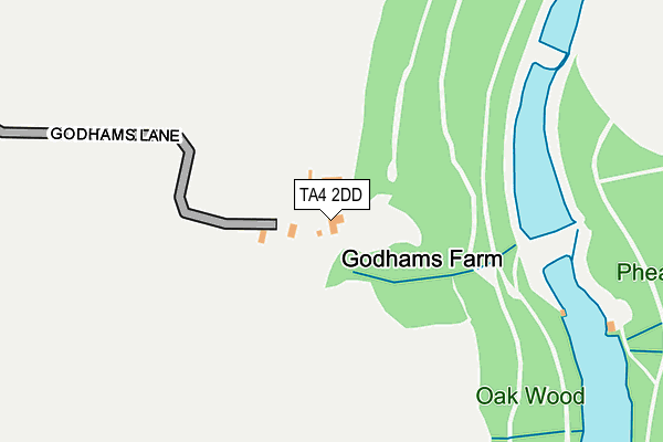 TA4 2DD map - OS OpenMap – Local (Ordnance Survey)