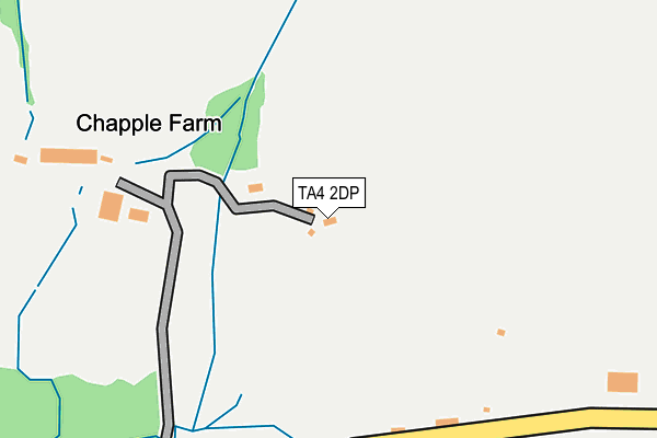 TA4 2DP map - OS OpenMap – Local (Ordnance Survey)