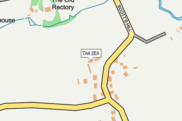 TA4 2EA map - OS OpenMap – Local (Ordnance Survey)