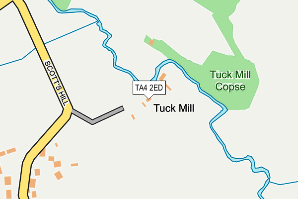 TA4 2ED map - OS OpenMap – Local (Ordnance Survey)