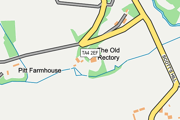 TA4 2EF map - OS OpenMap – Local (Ordnance Survey)