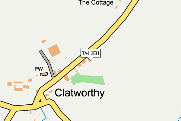 TA4 2EH map - OS OpenMap – Local (Ordnance Survey)
