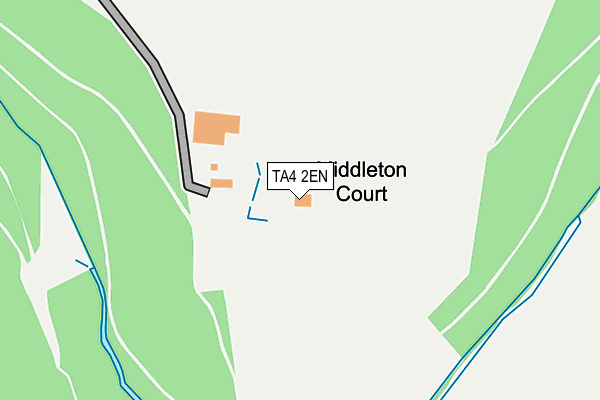 TA4 2EN map - OS OpenMap – Local (Ordnance Survey)