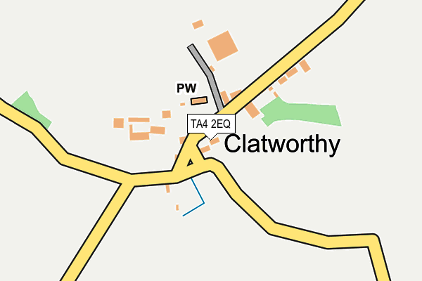 TA4 2EQ map - OS OpenMap – Local (Ordnance Survey)