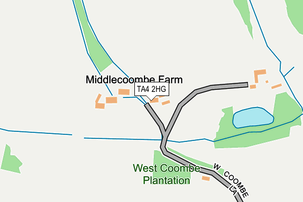 TA4 2HG map - OS OpenMap – Local (Ordnance Survey)