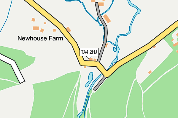 TA4 2HJ map - OS OpenMap – Local (Ordnance Survey)