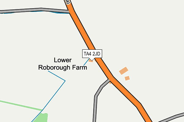 TA4 2JD map - OS OpenMap – Local (Ordnance Survey)