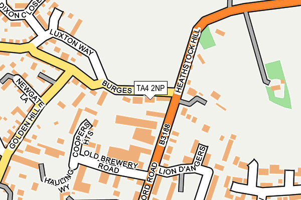 TA4 2NP map - OS OpenMap – Local (Ordnance Survey)