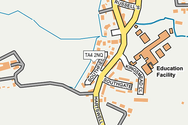 TA4 2NQ map - OS OpenMap – Local (Ordnance Survey)