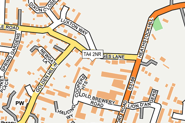 TA4 2NR map - OS OpenMap – Local (Ordnance Survey)