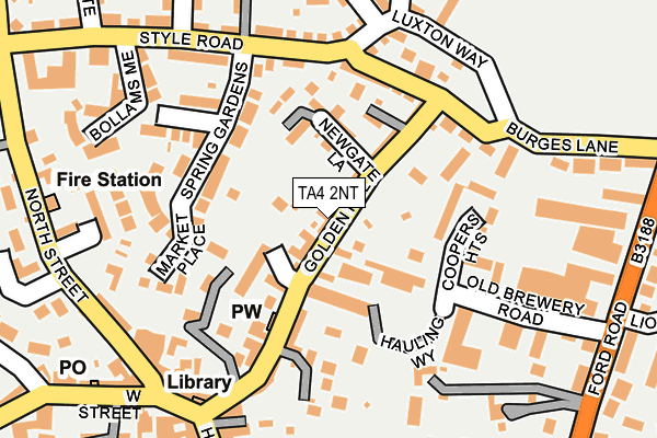 TA4 2NT map - OS OpenMap – Local (Ordnance Survey)