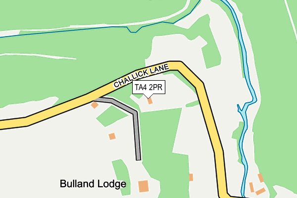 TA4 2PR map - OS OpenMap – Local (Ordnance Survey)