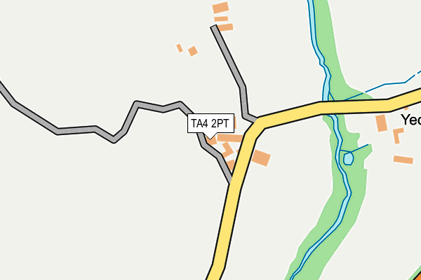 TA4 2PT map - OS OpenMap – Local (Ordnance Survey)