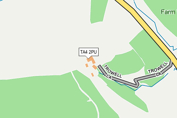 TA4 2PU map - OS OpenMap – Local (Ordnance Survey)