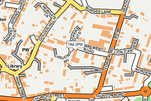 Map of PASSMORE PROPERTY LTD at local scale