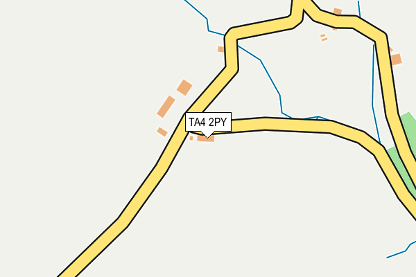 TA4 2PY map - OS OpenMap – Local (Ordnance Survey)