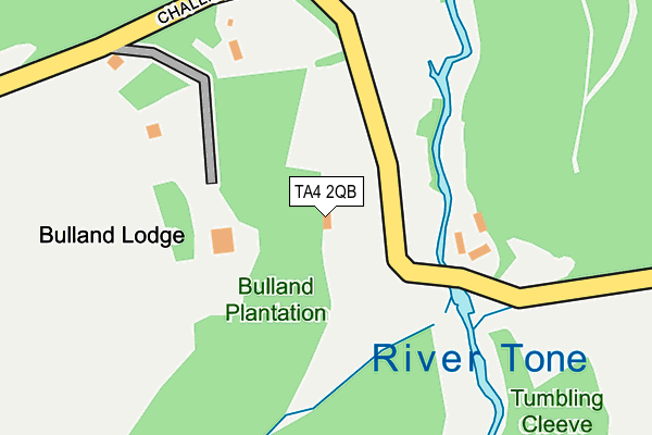 TA4 2QB map - OS OpenMap – Local (Ordnance Survey)