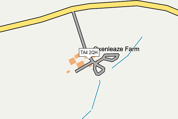 TA4 2QH map - OS OpenMap – Local (Ordnance Survey)