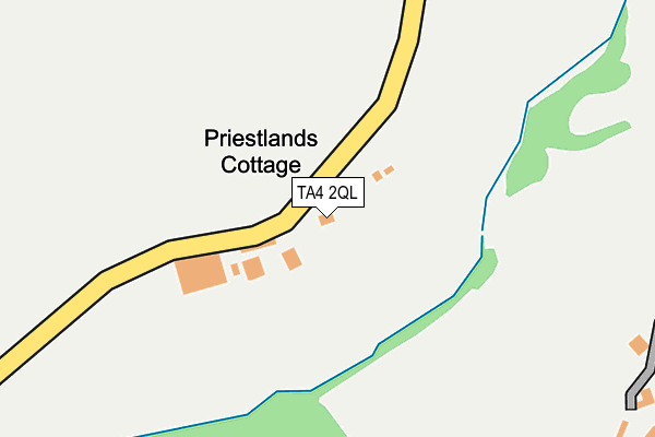 TA4 2QL map - OS OpenMap – Local (Ordnance Survey)