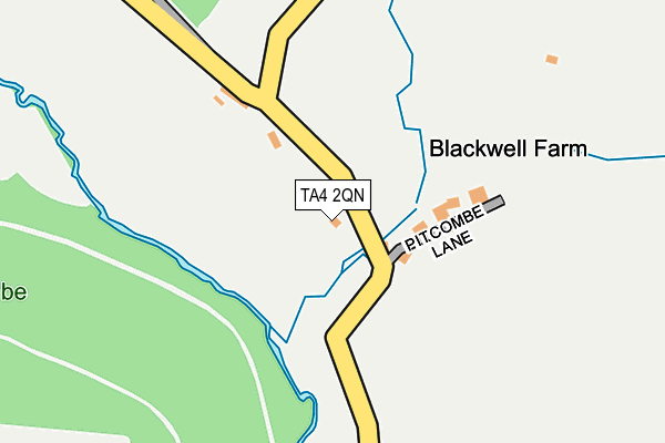 TA4 2QN map - OS OpenMap – Local (Ordnance Survey)