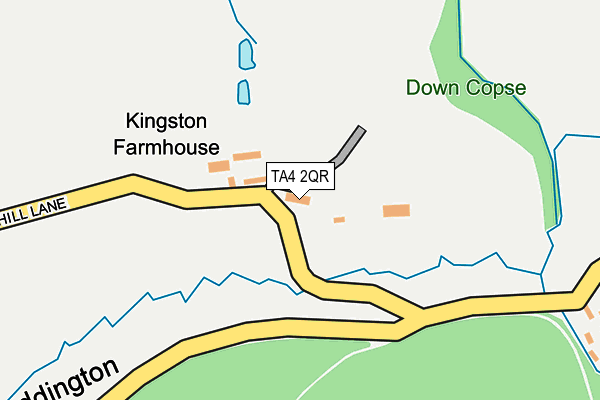 TA4 2QR map - OS OpenMap – Local (Ordnance Survey)