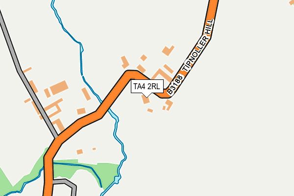 TA4 2RL map - OS OpenMap – Local (Ordnance Survey)