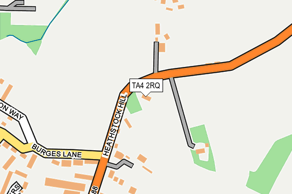 TA4 2RQ map - OS OpenMap – Local (Ordnance Survey)