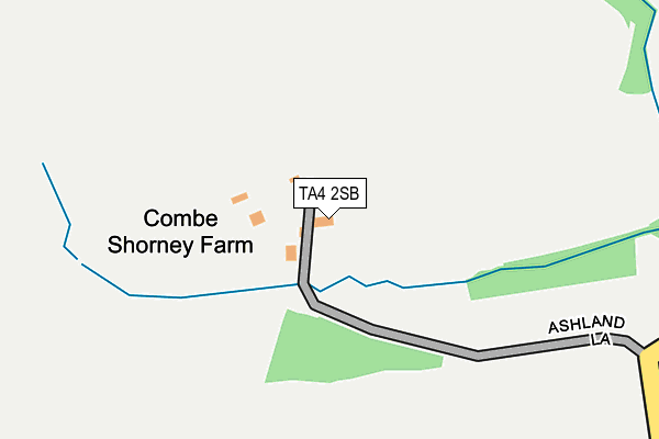 TA4 2SB map - OS OpenMap – Local (Ordnance Survey)