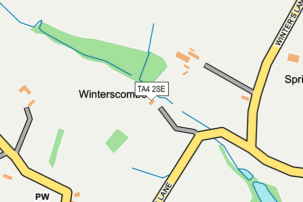 TA4 2SE map - OS OpenMap – Local (Ordnance Survey)