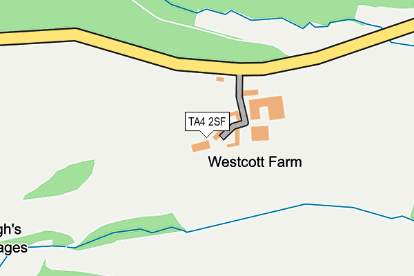 TA4 2SF map - OS OpenMap – Local (Ordnance Survey)