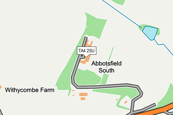 TA4 2SU map - OS OpenMap – Local (Ordnance Survey)