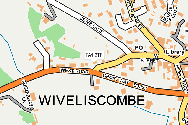 TA4 2TF map - OS OpenMap – Local (Ordnance Survey)