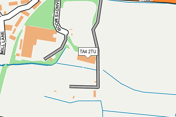 TA4 2TU map - OS OpenMap – Local (Ordnance Survey)