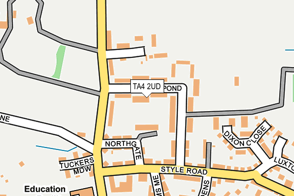 TA4 2UD map - OS OpenMap – Local (Ordnance Survey)