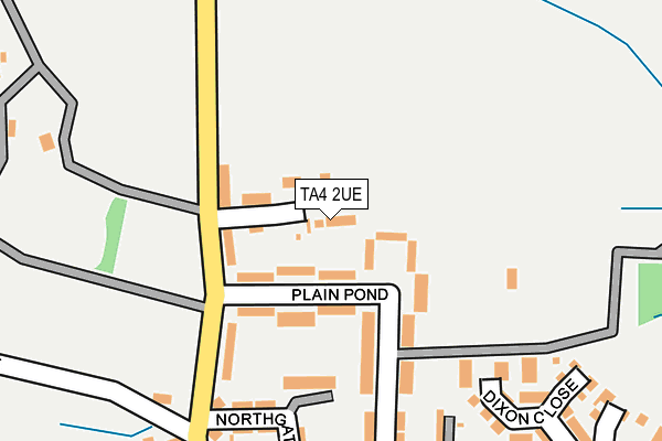 TA4 2UE map - OS OpenMap – Local (Ordnance Survey)