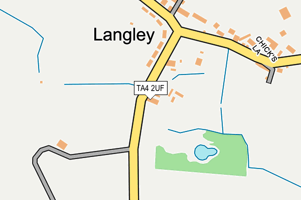 TA4 2UF map - OS OpenMap – Local (Ordnance Survey)