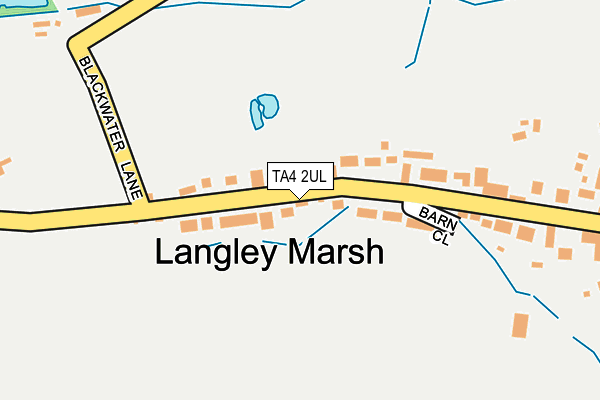 TA4 2UL map - OS OpenMap – Local (Ordnance Survey)